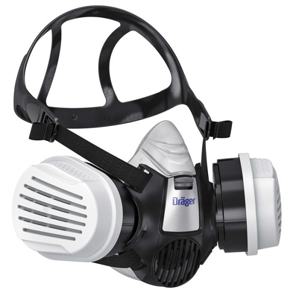 Dräger Halbmaske mit Bajonettfiltern