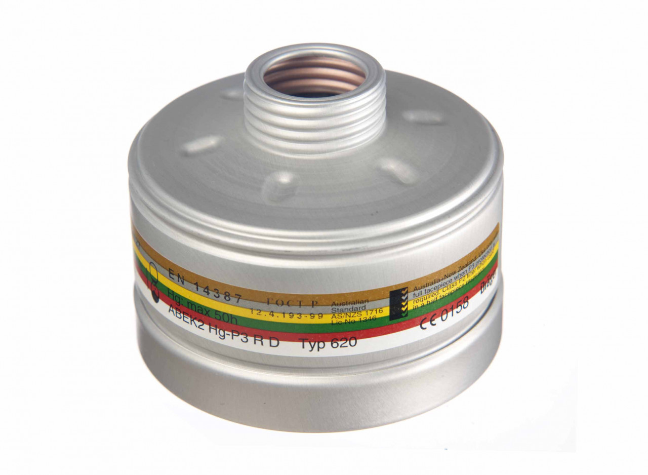 Dräger A2B2E2K2 Hg P3 R D Filter für Xplore 6300
