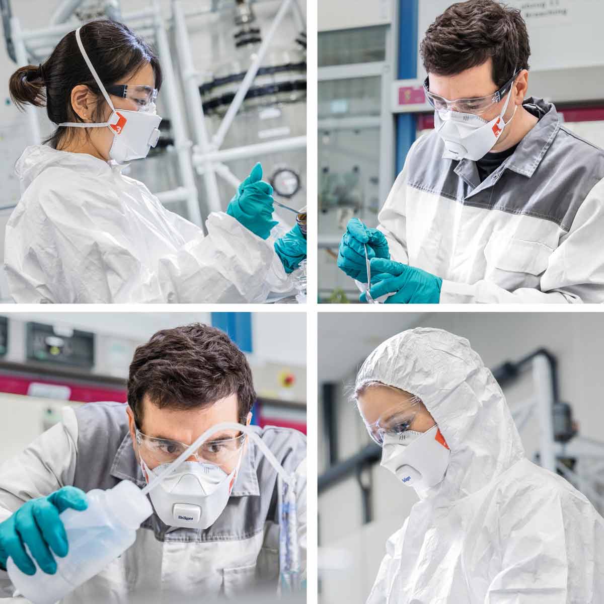 Dräger X-plore 1730 V FFP3 Lot de 10 masques de protection respiratoires anti-poussière